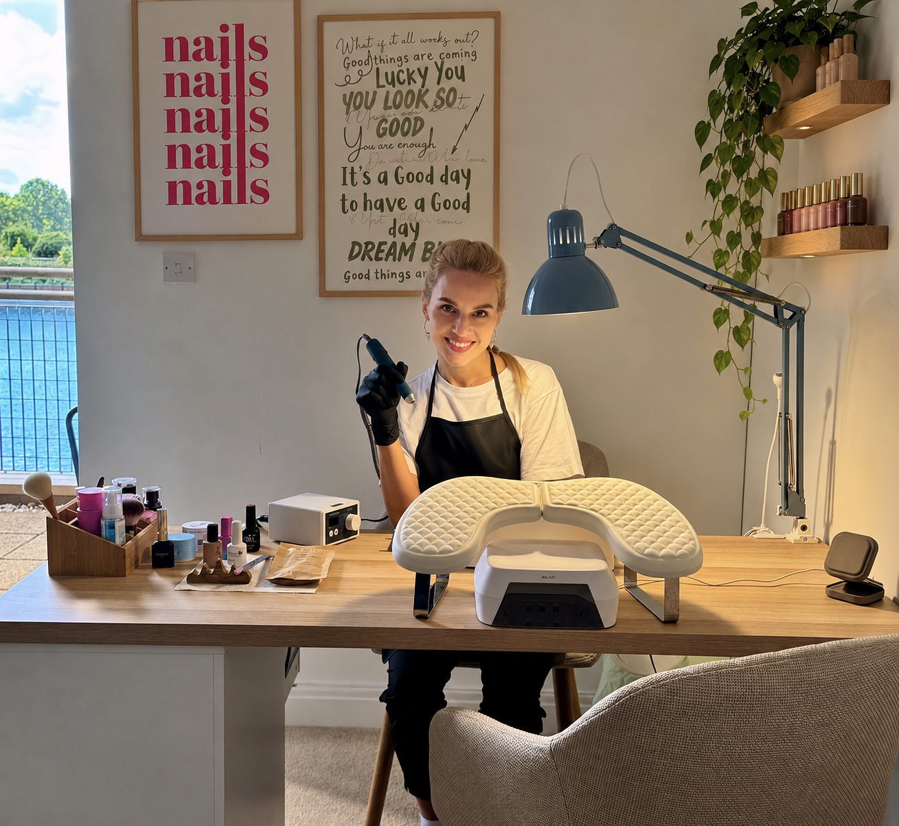 Katya Clarke, nail technician in Lakeside, Doncaster
